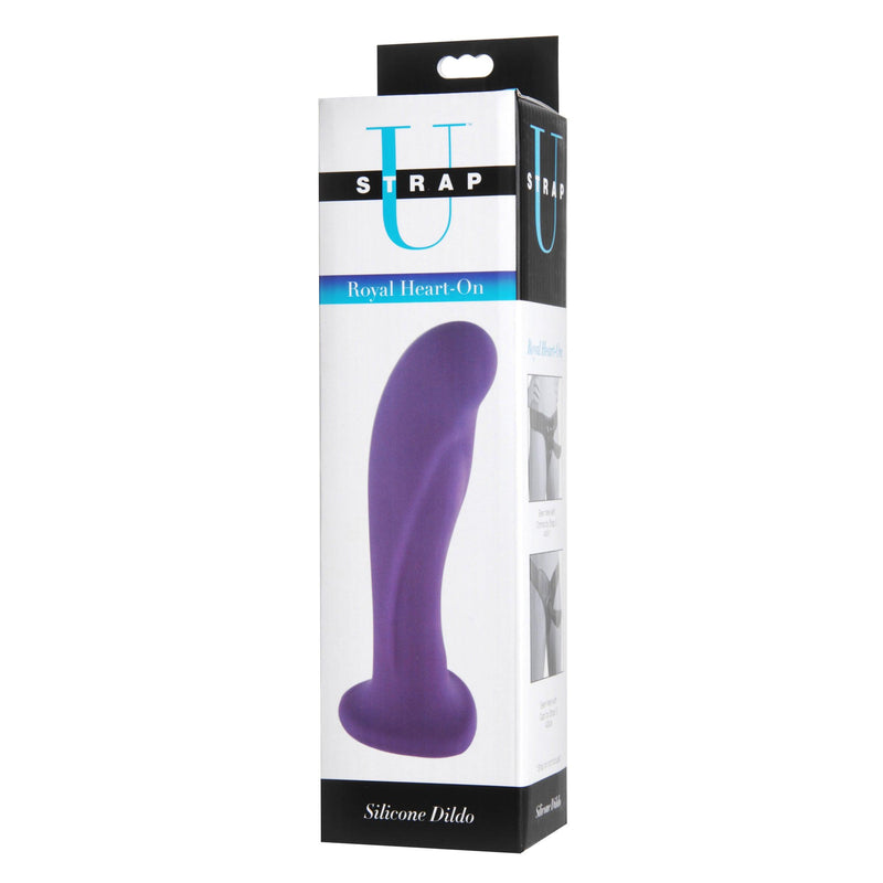 Royal Heart On Silicone Harness Dildo - The Dildo Hub