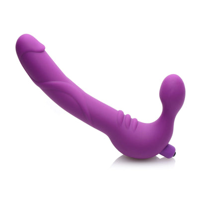 Royal Revolver Vibrating Strapless Silicone Strap On Dildo - The Dildo Hub