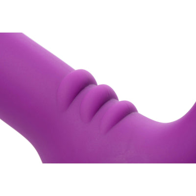 Royal Revolver Vibrating Strapless Silicone Strap On Dildo - The Dildo Hub