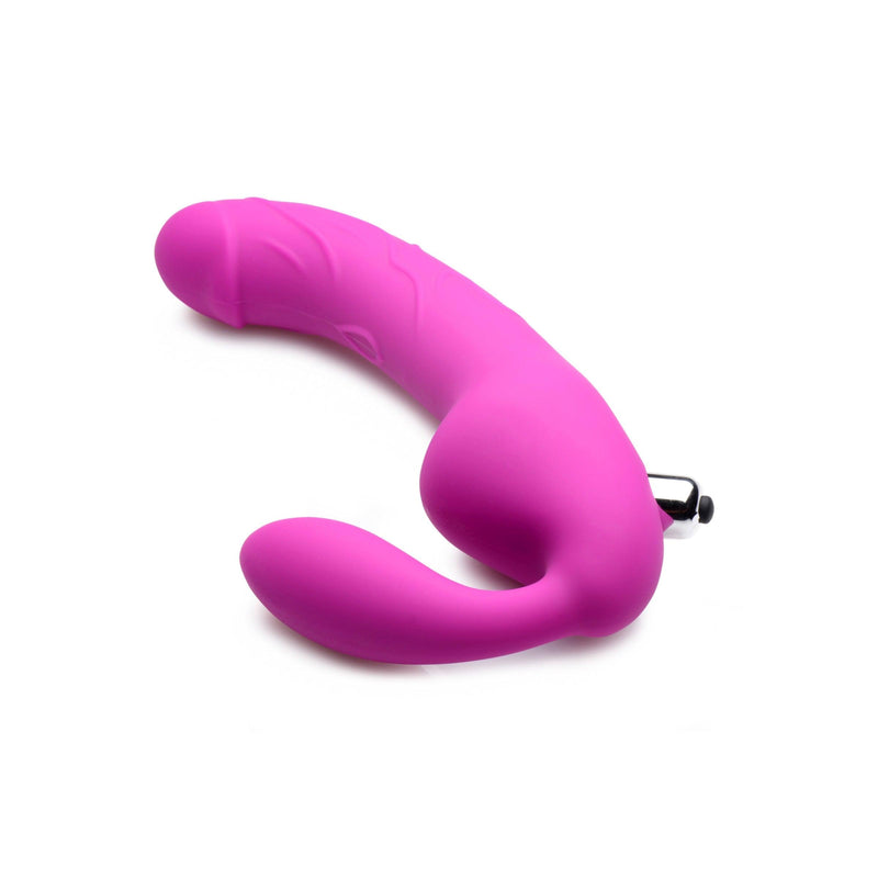 Royal Rider Vibrating Silicone Strapless Strap On Dildo - The Dildo Hub