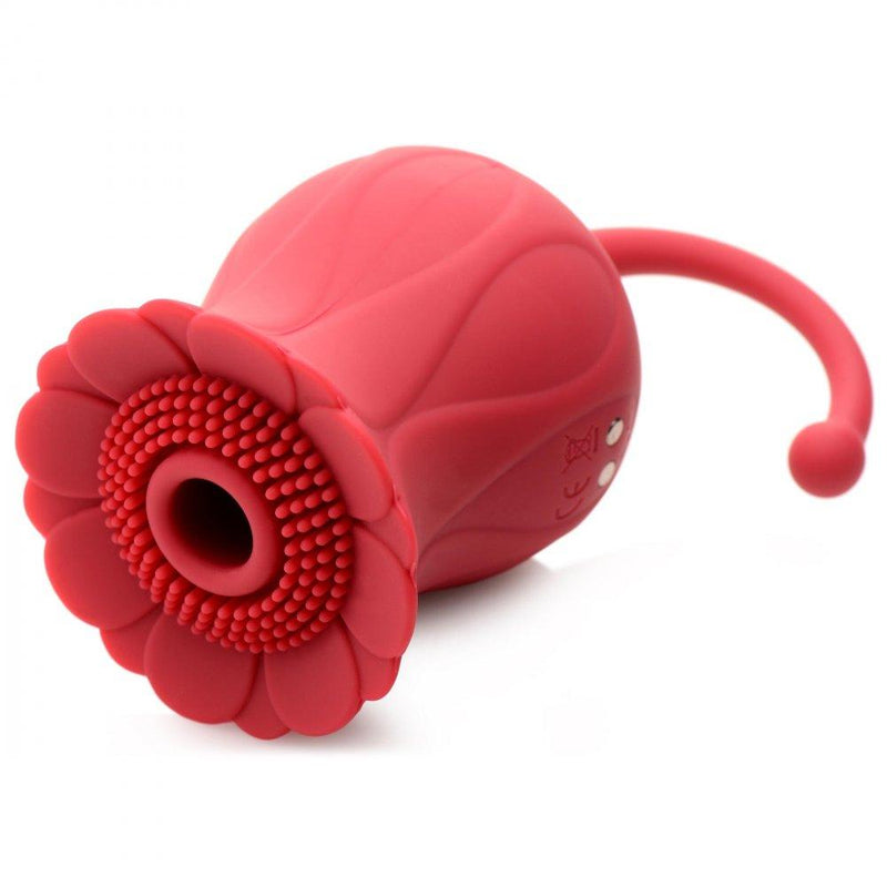 Royalty Rose Textured Suction Clit Stimulator - The Dildo Hub