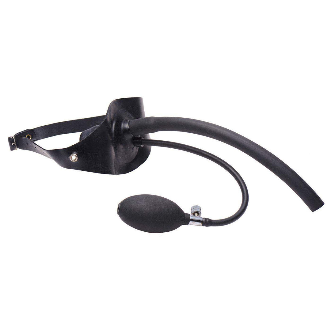 Rubber Penis Gag with Airway - The Dildo Hub