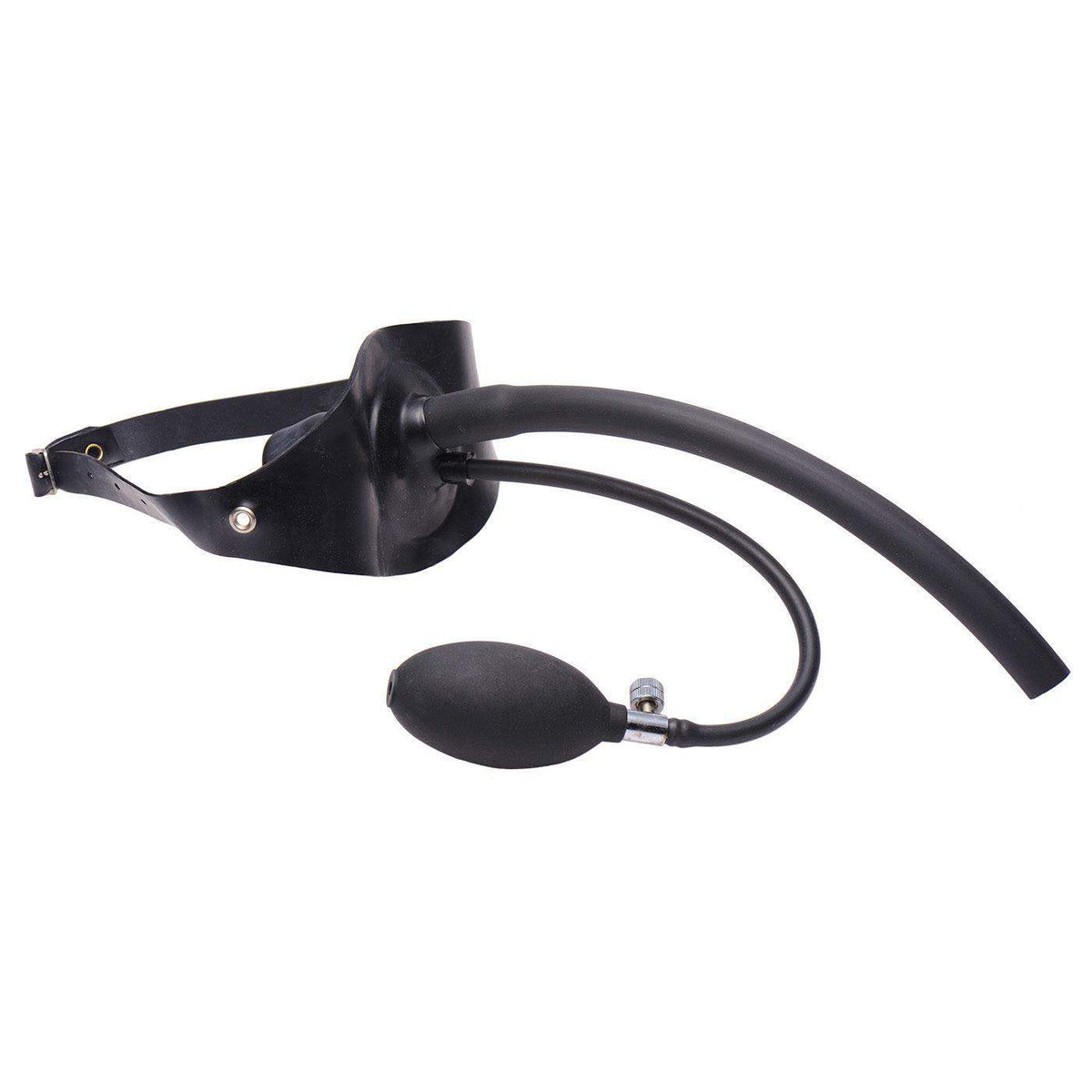 Rubber Penis Gag with Airway - The Dildo Hub