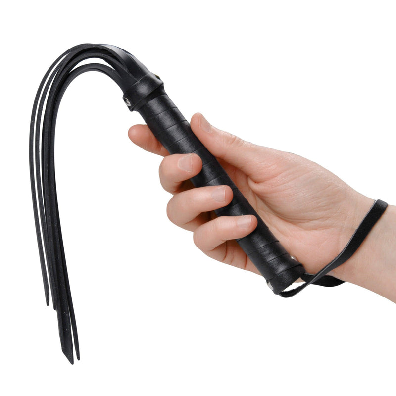 Rubber Strands Hand Flogger - The Dildo Hub