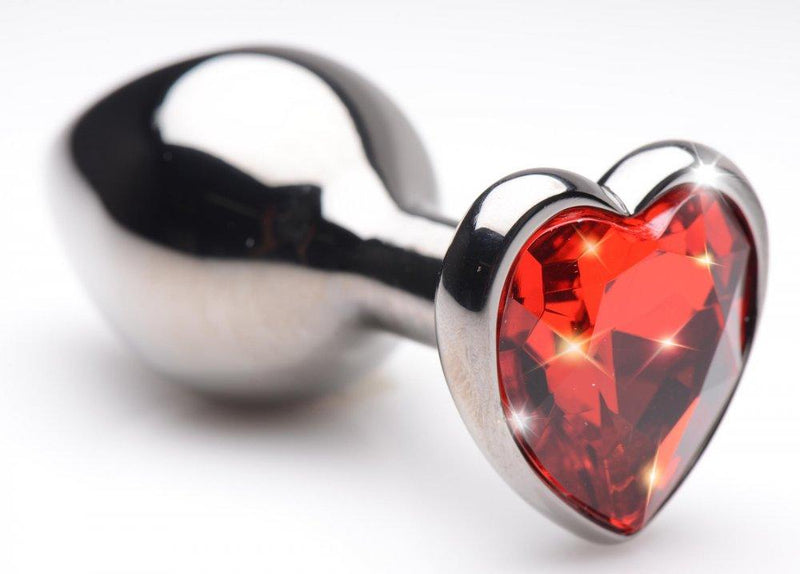 Ruby Heart Steel Butt Plug - The Dildo Hub