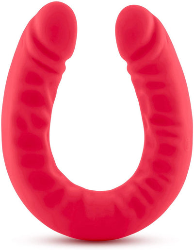 Ruse Silicone Double Headed Dildo-Cerise 18 Inch - The Dildo Hub