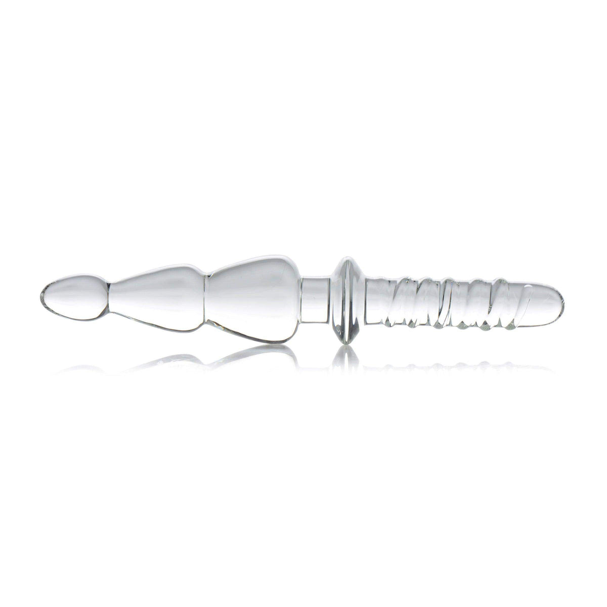 Saber Anal Links Glass Thruster Dildo - The Dildo Hub