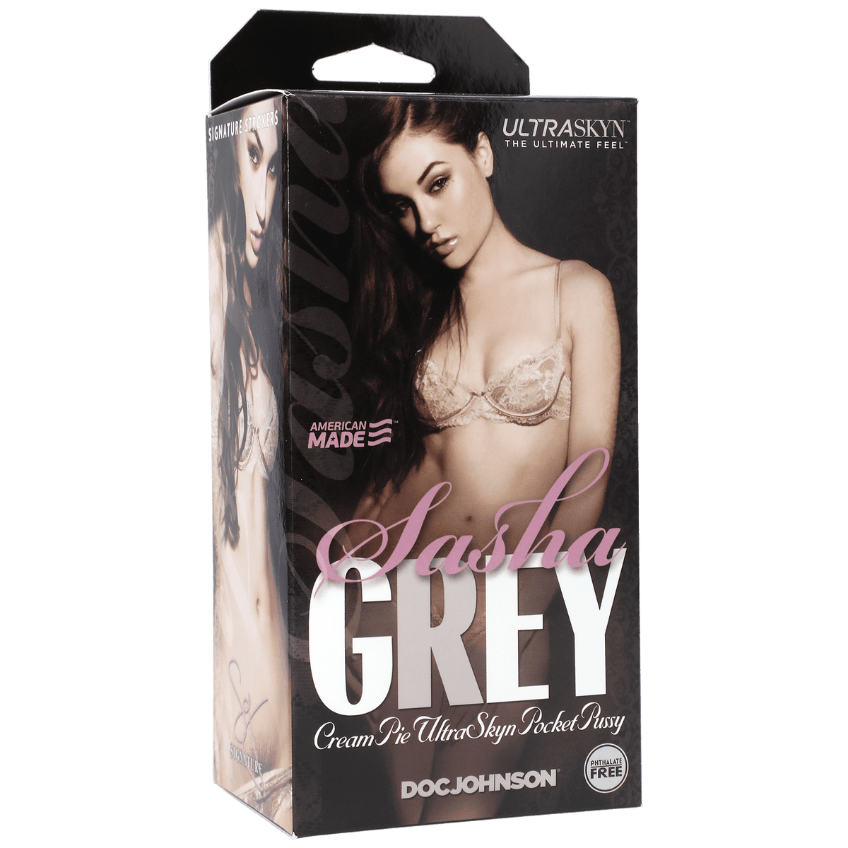 Sasha Grey Ultraskyn Cream Pie Pocket Pussy | Doc Johnson - The Dildo Hub