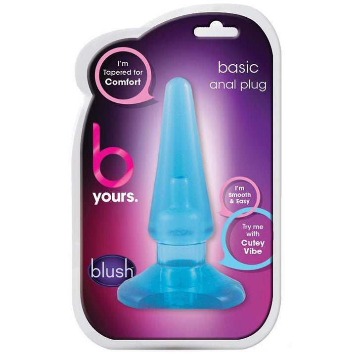 Sassy Anal Plug - Blue - The Dildo Hub