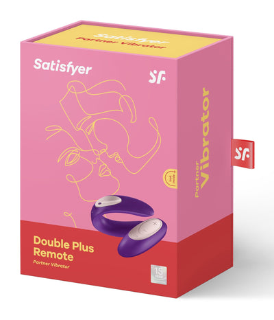 Satisfyer Double Plus Remote Partner Vibrator - The Dildo Hub