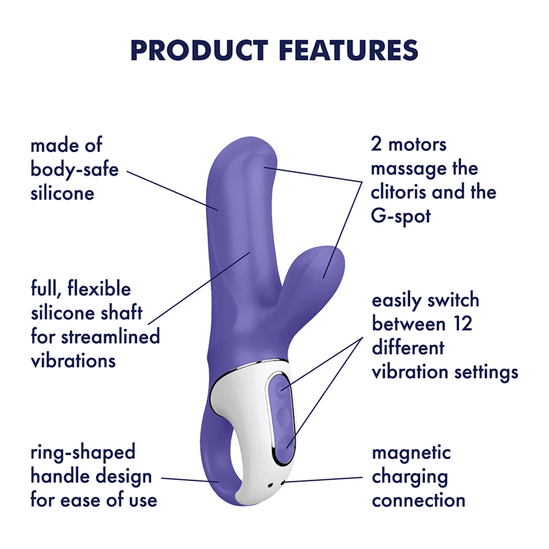 Satisfyer Magic Bunny Vibrator - The Dildo Hub