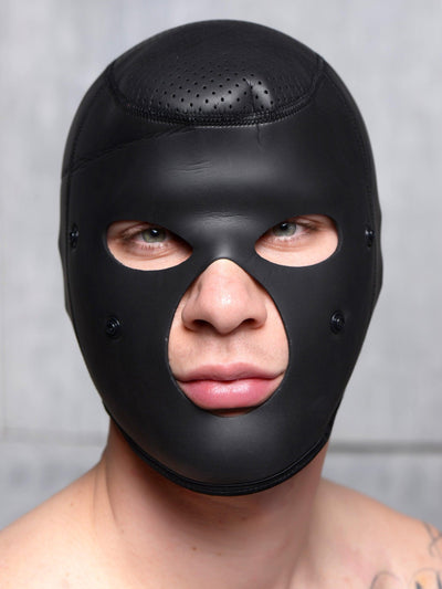 Scorpion Hood With Removable Blindfold and Face Mask - The Dildo Hub