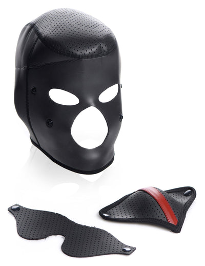 Scorpion Hood With Removable Blindfold and Face Mask - The Dildo Hub