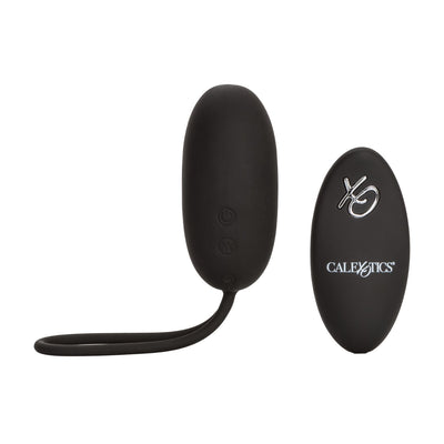 Silicone Remote Rechargeable Egg - Black  from thedildohub.com