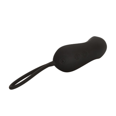 Silicone Remote Rechargeable Curve - Black  from thedildohub.com