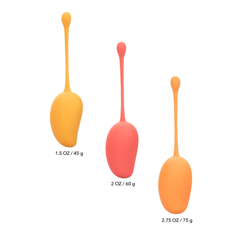 Kegel Balls Training Set - Mango | CalExotics  from CalExotics