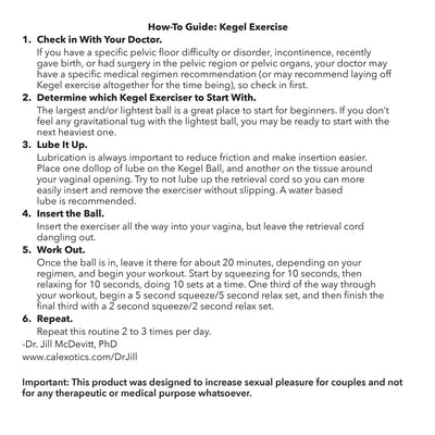 Kegel Balls Training Set - Strawberry | CalExotics  from The Dildo Hub