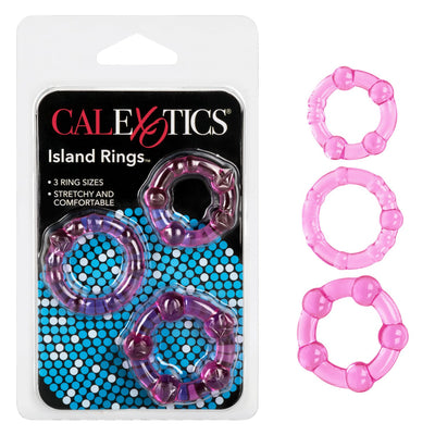 Island Penis Rings - Pink | CalExotics  from CalExotics