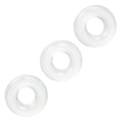 Set of 3 Silicone Stacker Cock Rings | CalExotics  from The Dildo Hub