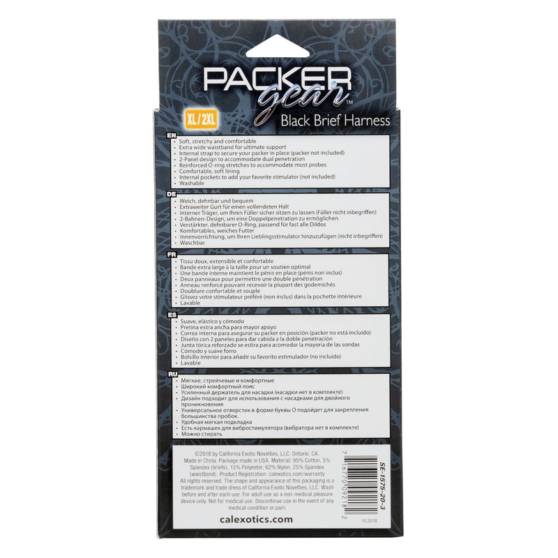 Packer Gear Black Brief Harness Xl/2xl | CalExotics  from CalExotics