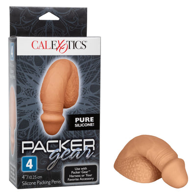 Packer Gear 4 inch. Silicone Packing Penis - Tan | CalExotics  from The Dildo Hub