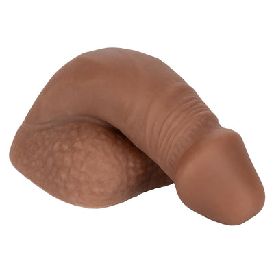 Packer Gear 5 in. Silicone Packing Penis - Brown | CalExotics  from The Dildo Hub