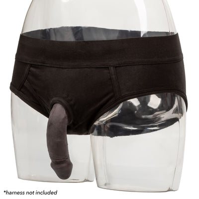 Packer Gear 5 in. Silicone Packing Penis - Black | CalExotics  from The Dildo Hub