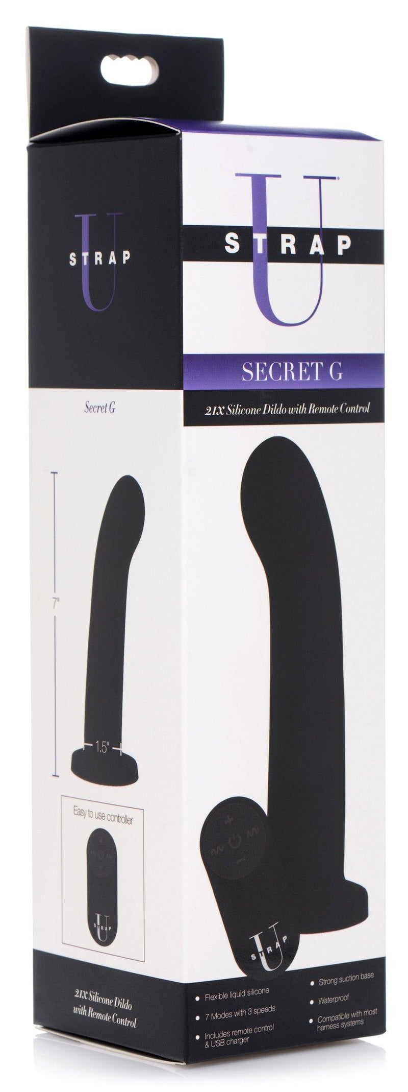 Secret G 21X Silicone Dildo with Remote Control - The Dildo Hub