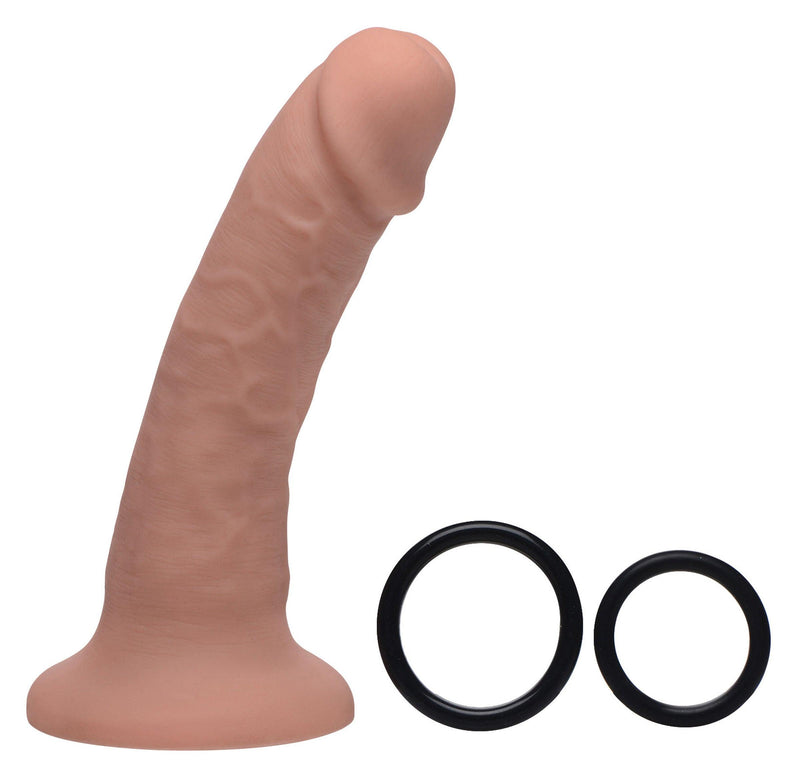 Seducer 7 inch Silicone Dildo with Harness - The Dildo Hub