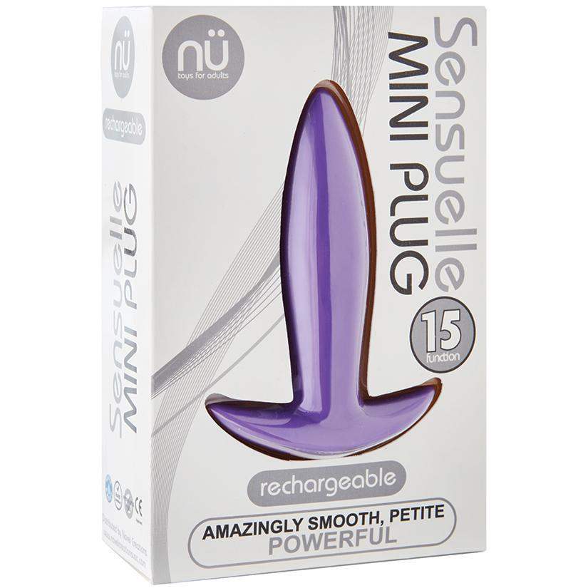 Sensuelle 15 Function Mini Plug - Purple - The Dildo Hub