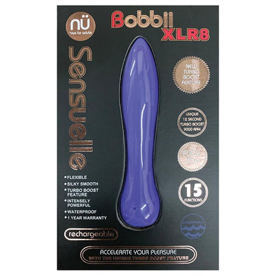 Sensuelle Bobbii XLR8 Turbo Flexi Vibrator - Ultra Violet - The Dildo Hub