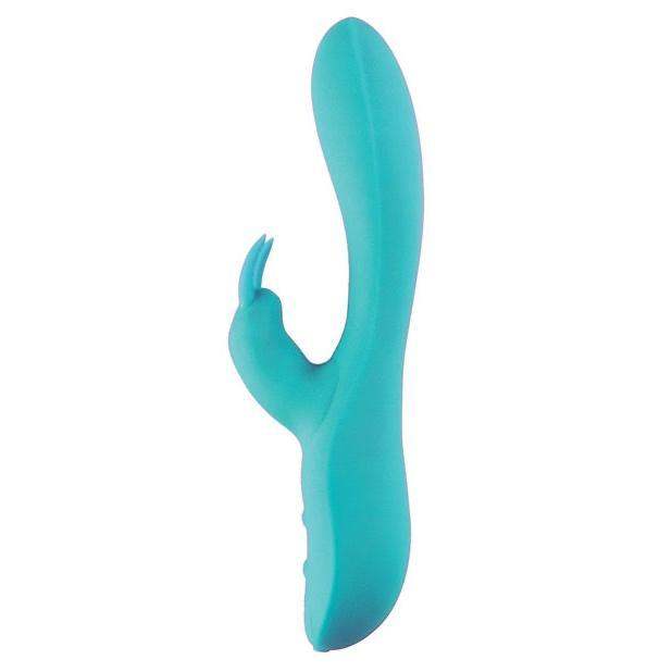 Sensuelle Brandii 10 Function Double Motor Flexible Saft Vibrator - Tiffany Blue - The Dildo Hub