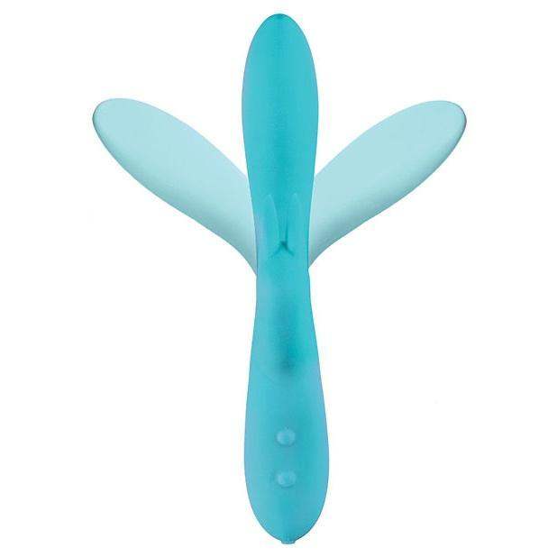 Sensuelle Brandii 10 Function Double Motor Flexible Saft Vibrator - Tiffany Blue - The Dildo Hub