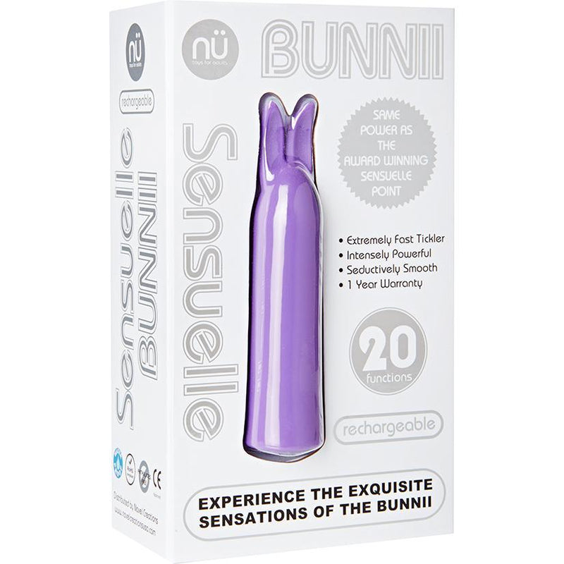 Sensuelle Bunnii 20 Function Vibrator - Purple - The Dildo Hub