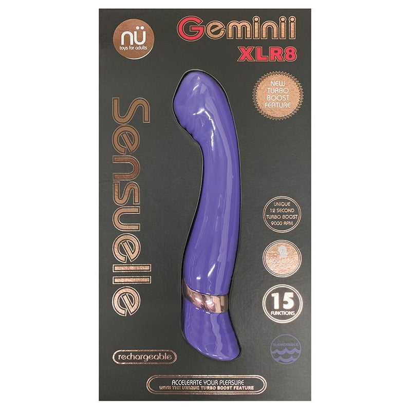 Sensuelle Geminii XLR8 Double Motor-Ultra Violet - The Dildo Hub