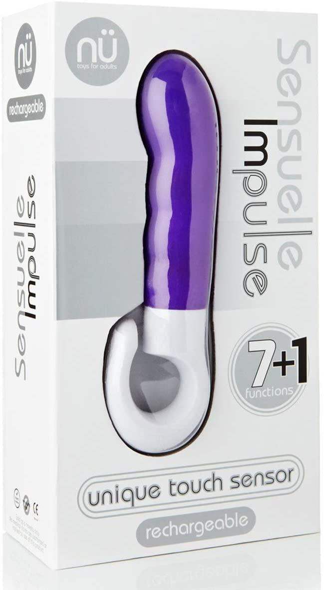 Sensuelle Impulse 7+1 Function Slimline Vibe - Purple - The Dildo Hub