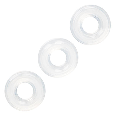 Set of 3 Silicone Stacker Cock Rings | CalExotics - The Dildo Hub