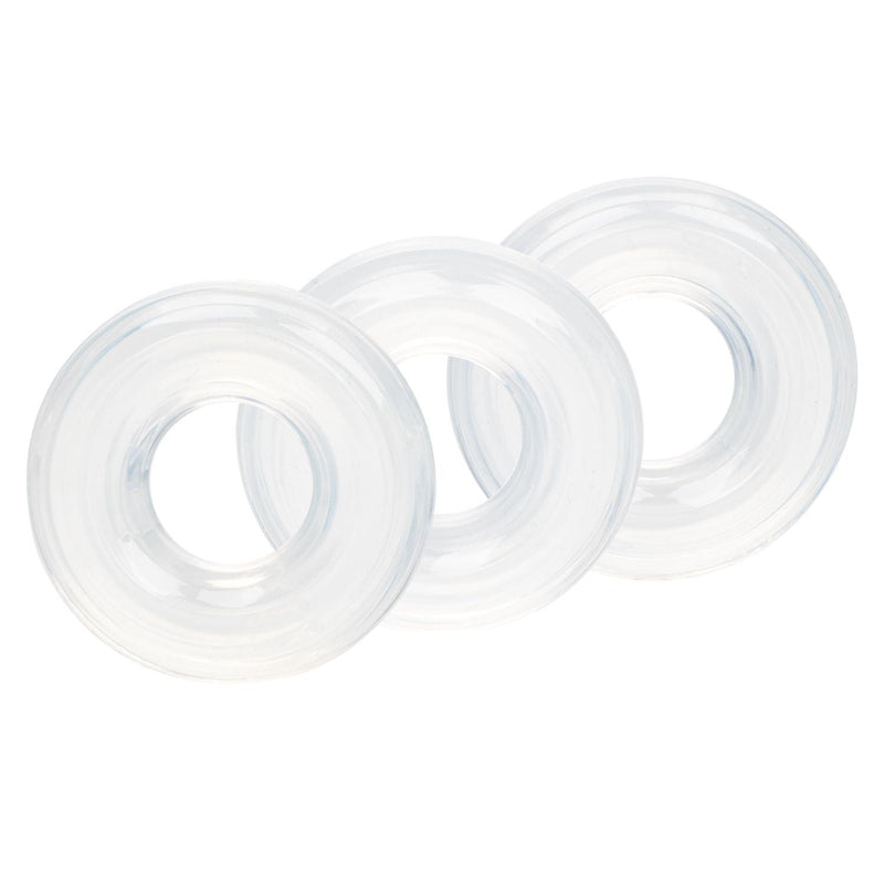 Set of 3 Silicone Stacker Cock Rings | CalExotics - The Dildo Hub