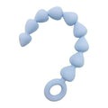 Sex In the Shower Silicone Anal Beads-Blue