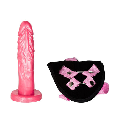 Shane's World Pink Harness with Stud - Pink | CalExotics - The Dildo Hub