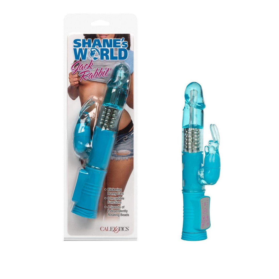 Shanes World Jack Rabbit Vibrator - Blue | CalExotics - The Dildo Hub
