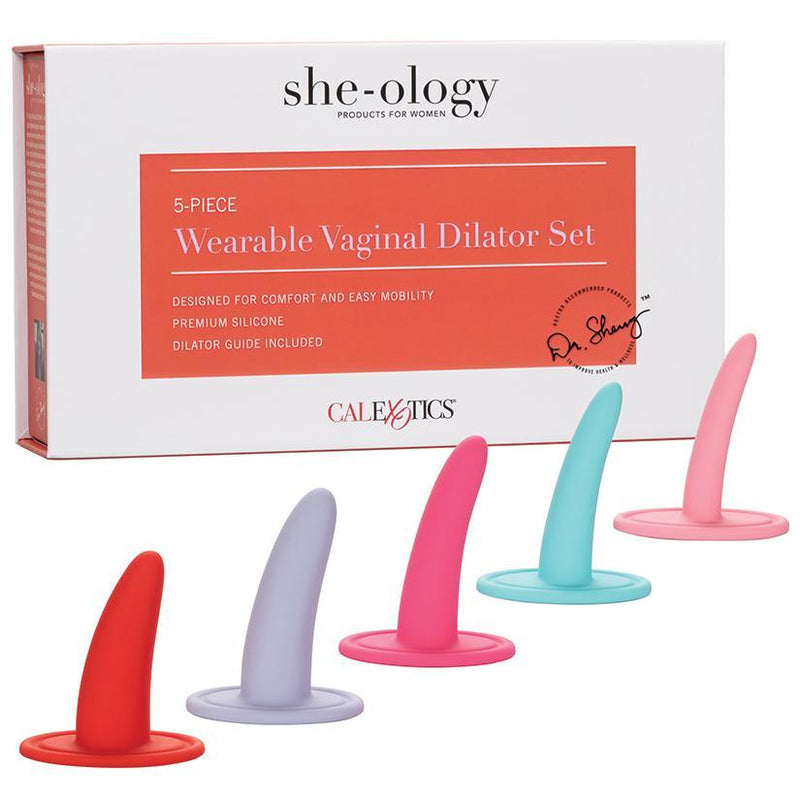 She-ology 5 Piece Wearable Vaginal Dilator Set | CalExotics - The Dildo Hub