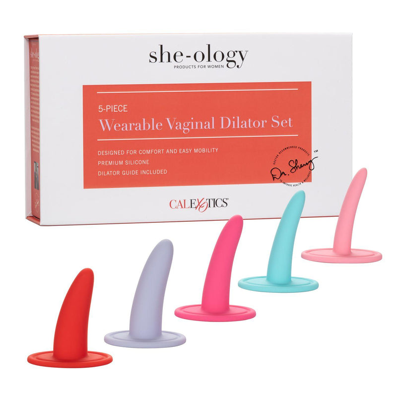 She-ology 5 Piece Wearable Vaginal Dilator Set | CalExotics - The Dildo Hub