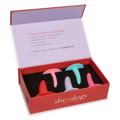 She-ology 5 Piece Wearable Vaginal Dilator Set | CalExotics - The Dildo Hub