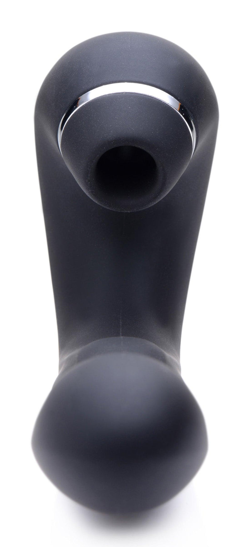 Shegasm 5 Star 10X Tapping G-Spot Silicone Vibrator with Suction - Black - The Dildo Hub