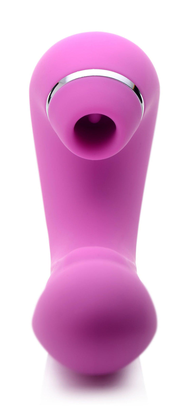 Shegasm 5 Star 10X Tapping G-Spot Silicone Vibrator with Suction - Pink - The Dildo Hub