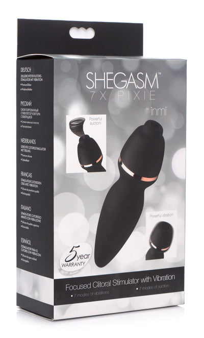 Shegasm 7X Pixie Focused Clitoral Stimulator with Vibration - The Dildo Hub