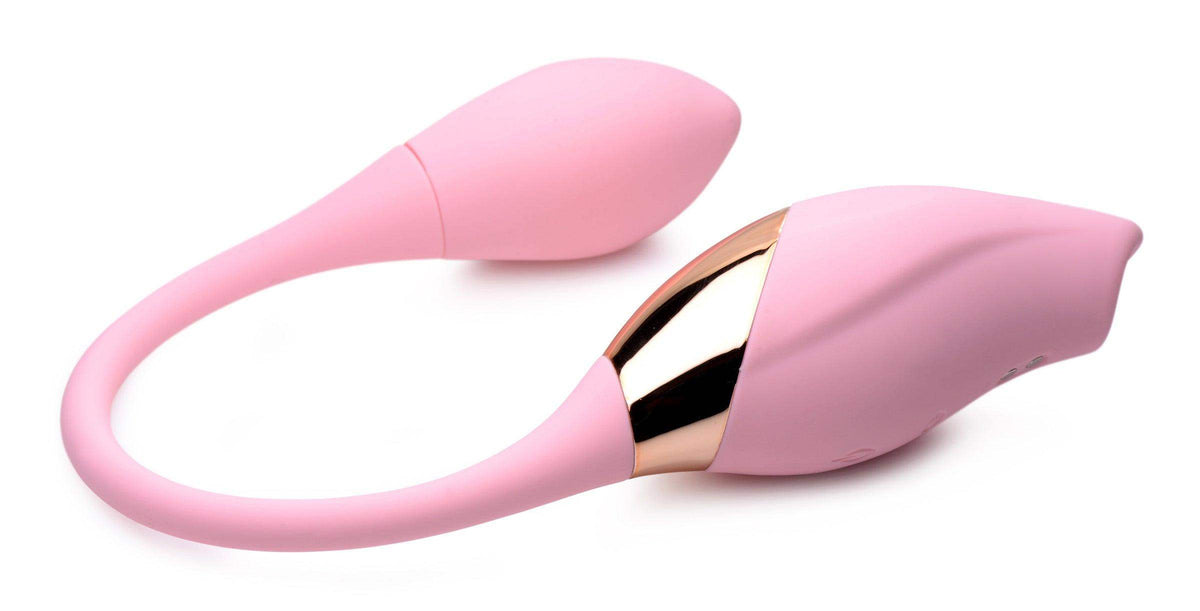 Shegasm 8X Tandem Plus Silicone Suction Clitoral Stimulator and Egg - The Dildo Hub