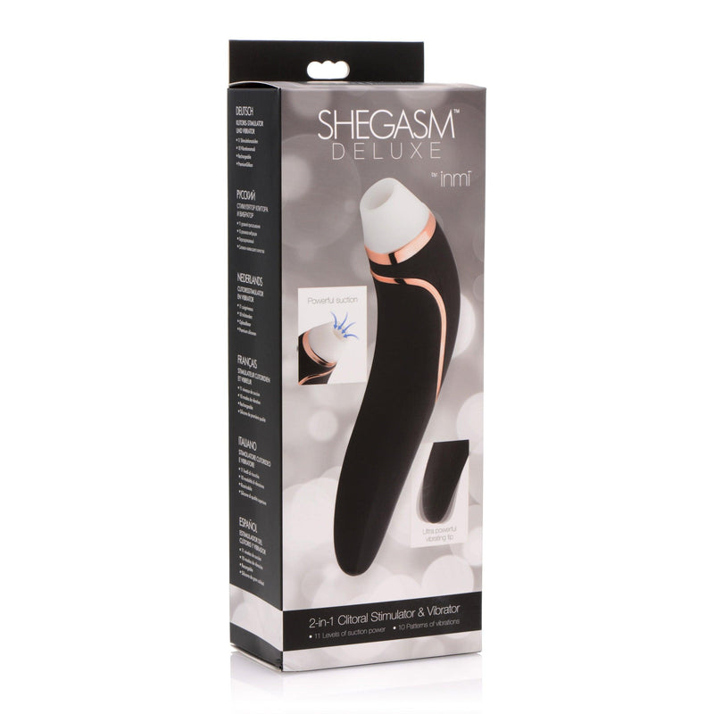 Shegasm Deluxe Clitoral Stimulator and Vibe - The Dildo Hub