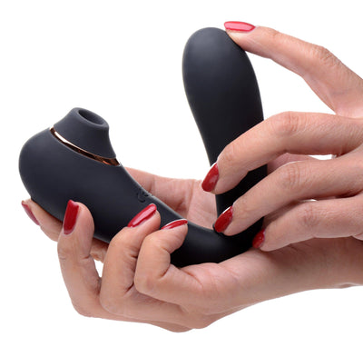 Shegasm Pose 7X Bendable Suction Silicone Vibrator - The Dildo Hub